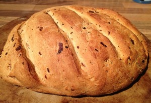 Peanut, Onion and Herb Bread