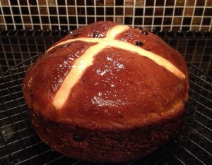 Hot Cross Bun Loaf