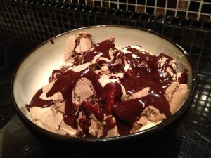 Chocolate and Coffee Meringue Mess