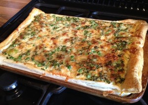 Leek and Pea Tart