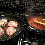 Beef Patties with onion Gravy