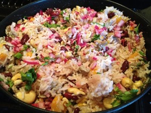 Jewelled Coconut and Mango Rice